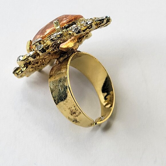 Crystal Fashion Adjustable Ring - Picture 5 of 8